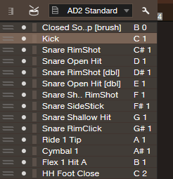 AD2 Standard Keymap