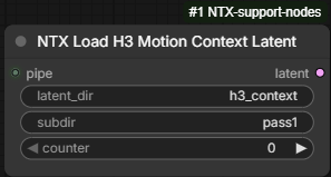 LoadH3MotionContextLatent node
