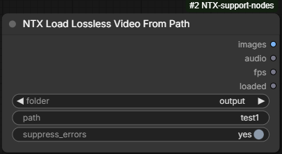 LoadLosslessVideoFromPath node