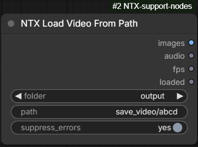 LoadVideoFromPath node