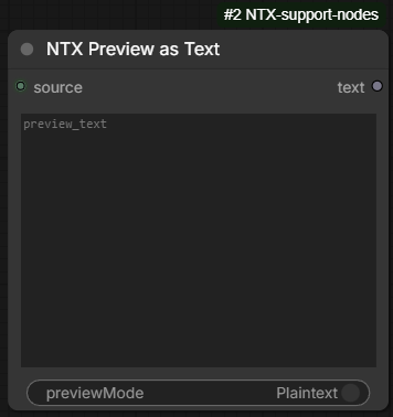 PreviewAsText node