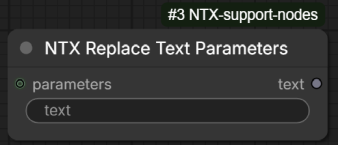 ReplaceTextParameters node