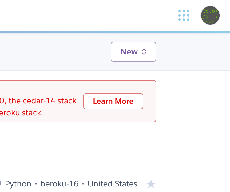 Create a new Heroku app