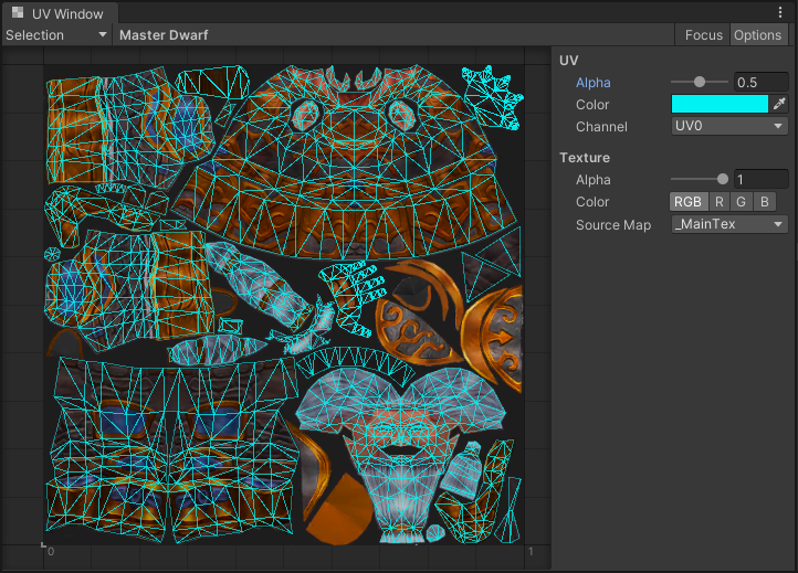 Preview: Window to show mesh UVs