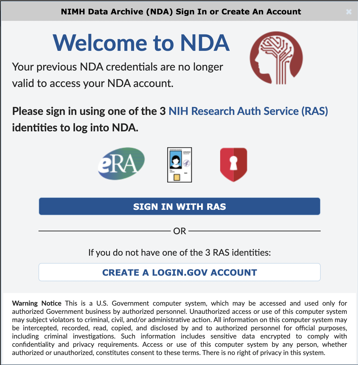 NDA request account