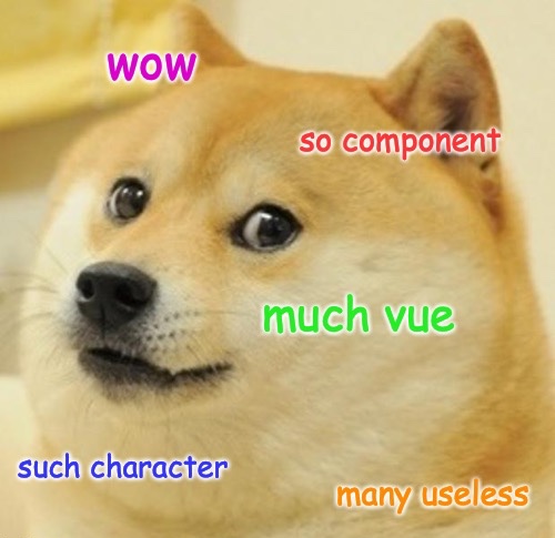 vue-characters doge meme