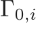 $\Gamma_{0,i}$