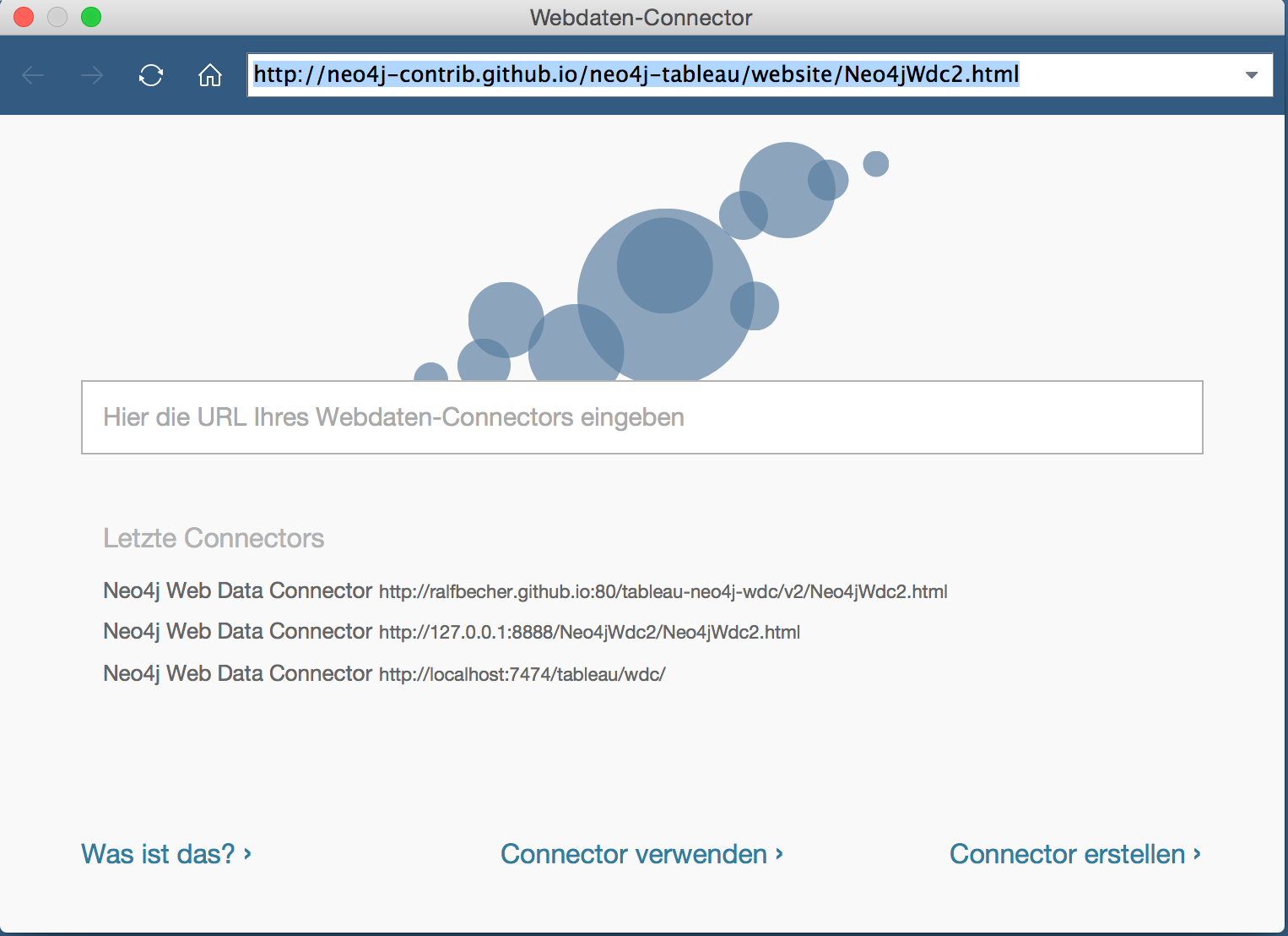 tableau neo4j wdc connect