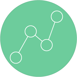 graph icon green