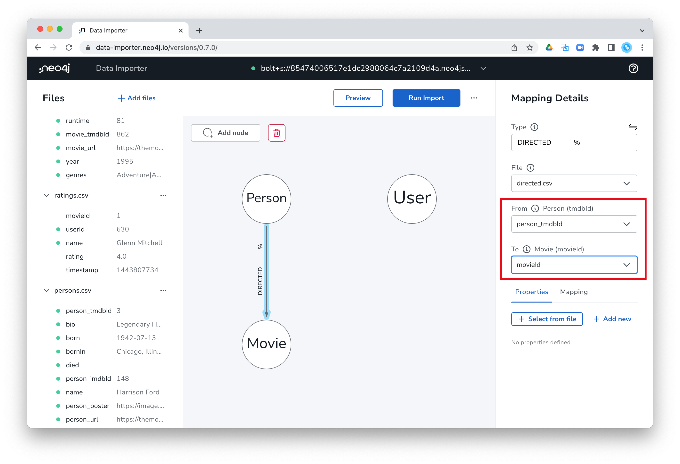 Select ID mapping