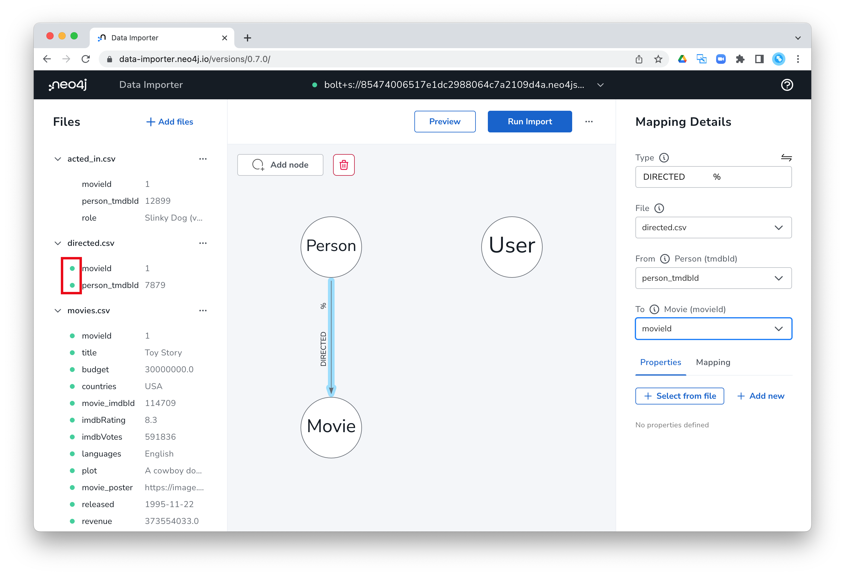 Confirm relationship mapping done