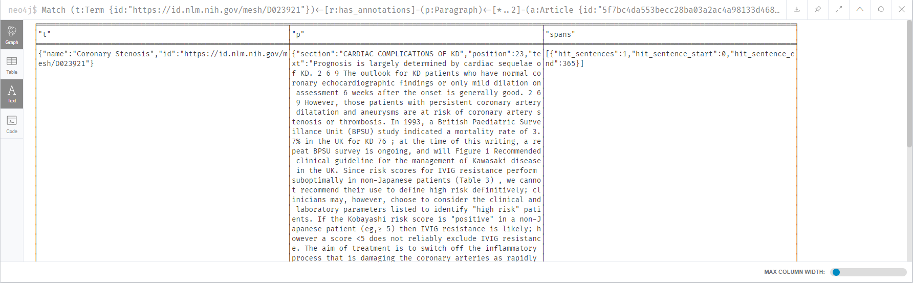 Example retrieving the context of an annotation