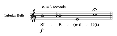 engraved score