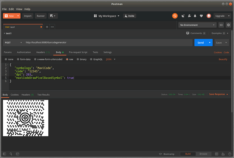 MaxiCode Barcode