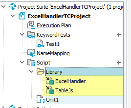 Add existing script in TestComplete