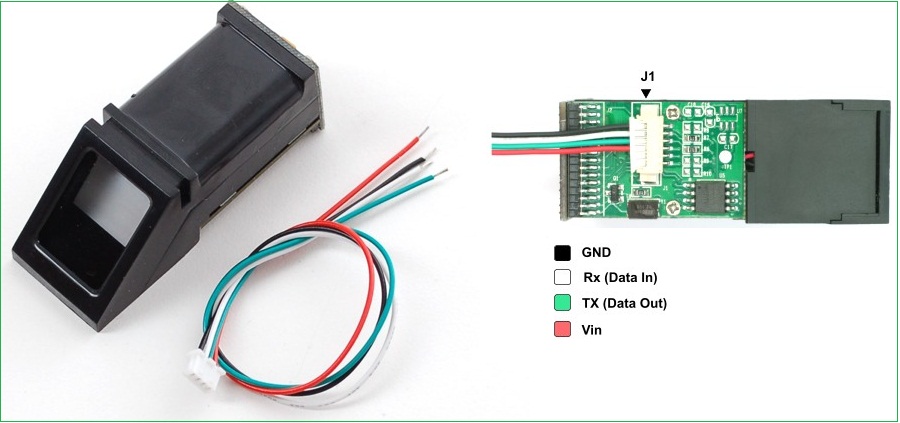 Adafruit fingerprint sensor