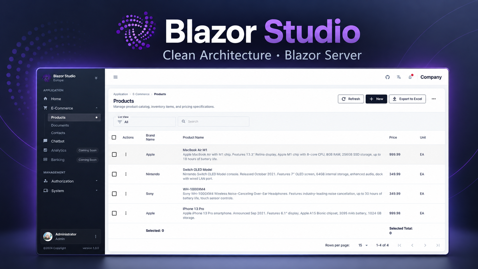 Blazor Studio application demo