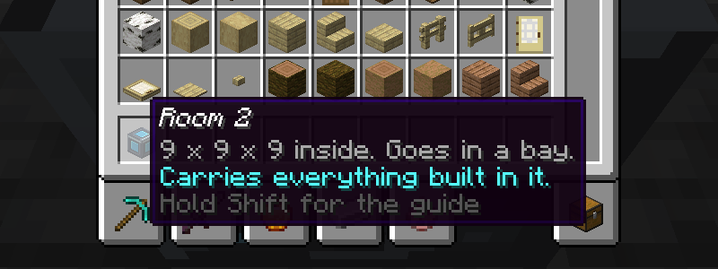 A Room as an item on the ground