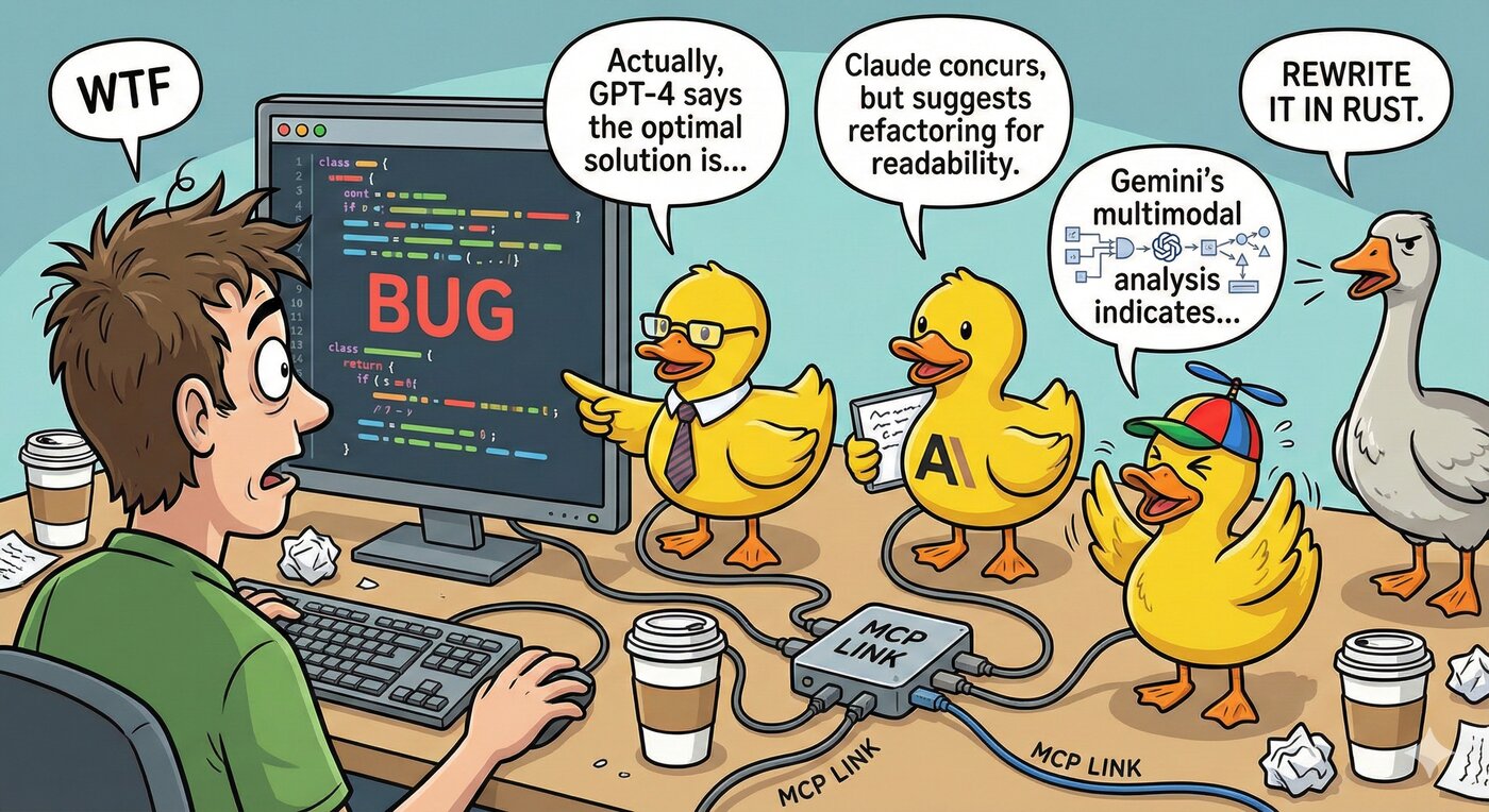 MCP Rubber Duck - AI ducks helping debug code