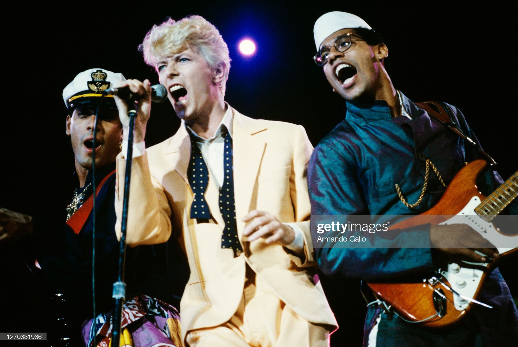 Group picture of Bowie, Alomar, and Rojas.