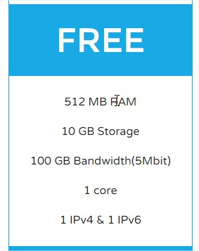 * Free Cloud Server