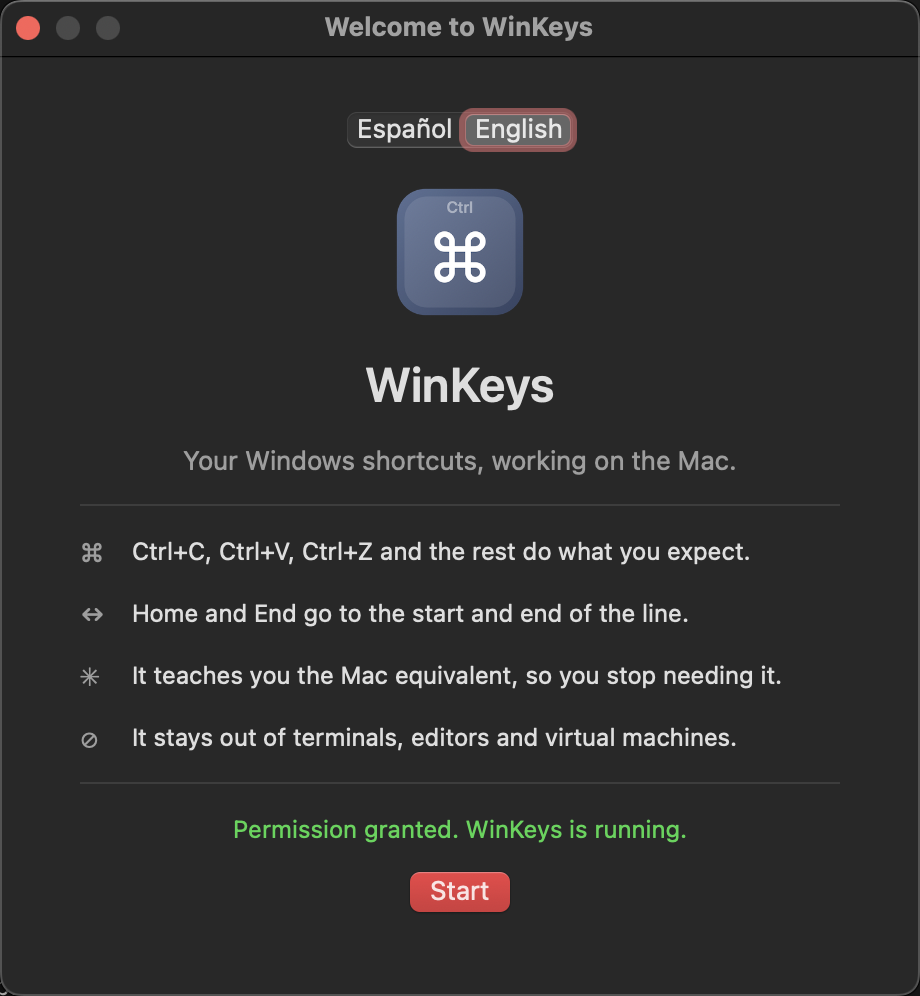 WinKeys screenshot 1