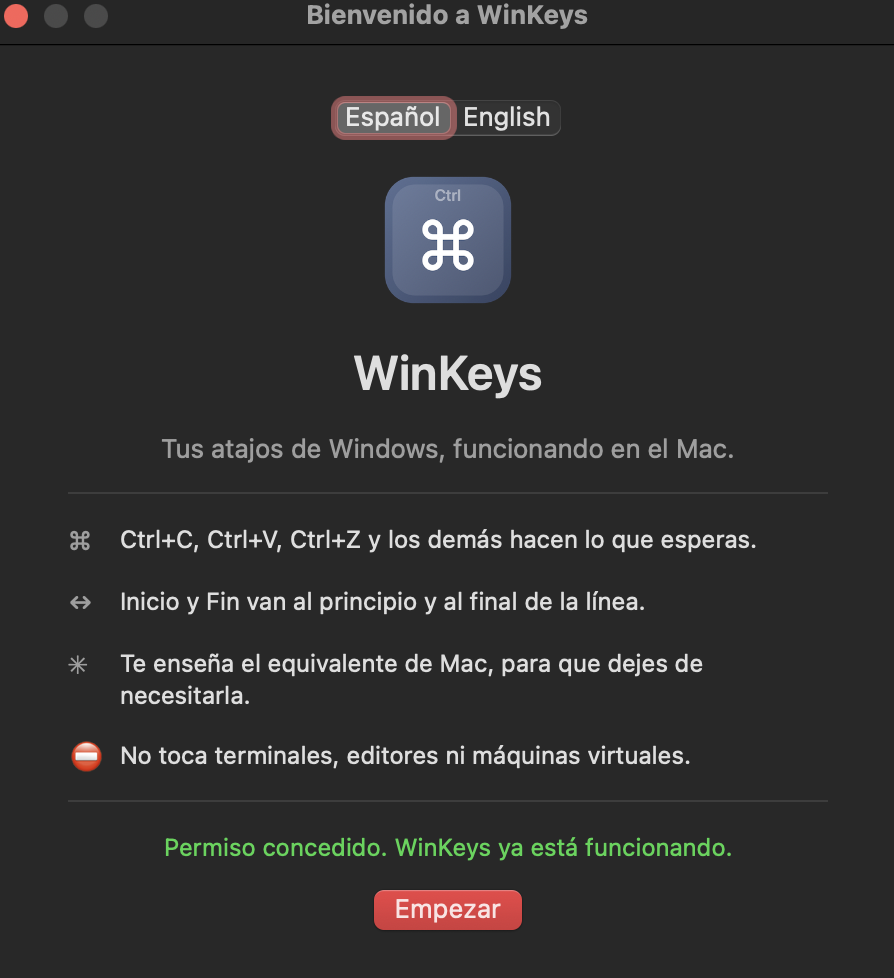 WinKeys screenshot 2