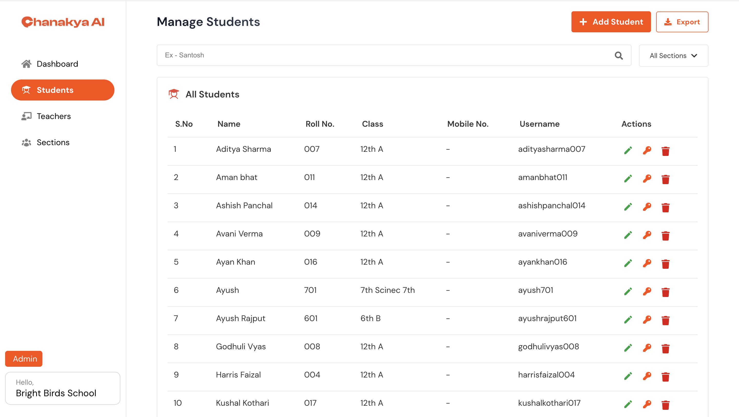 Student management