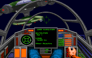wing commander ii cockpit navigation screenshot