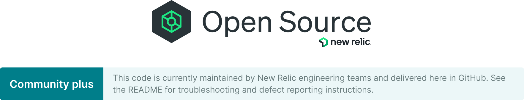 New Relic Community Plus header
