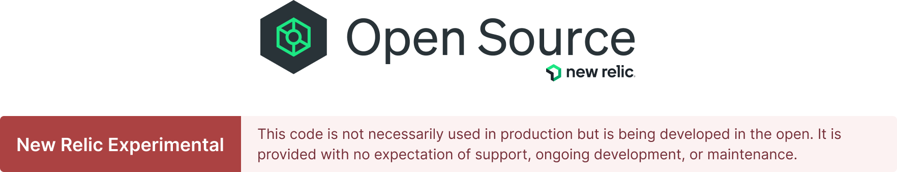 New Relic open source - Experimental