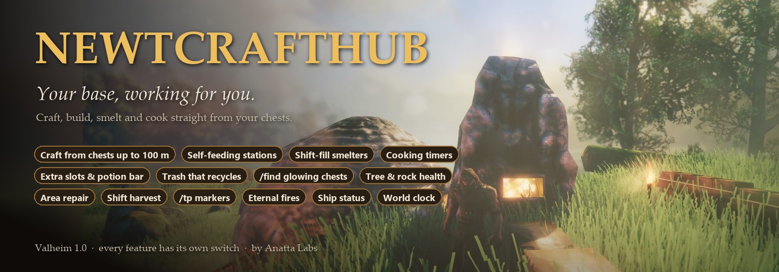 NewtCraftHub: your base, working for you