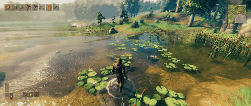 /tp base from a pond far away takes the player back to the saved marker at the base