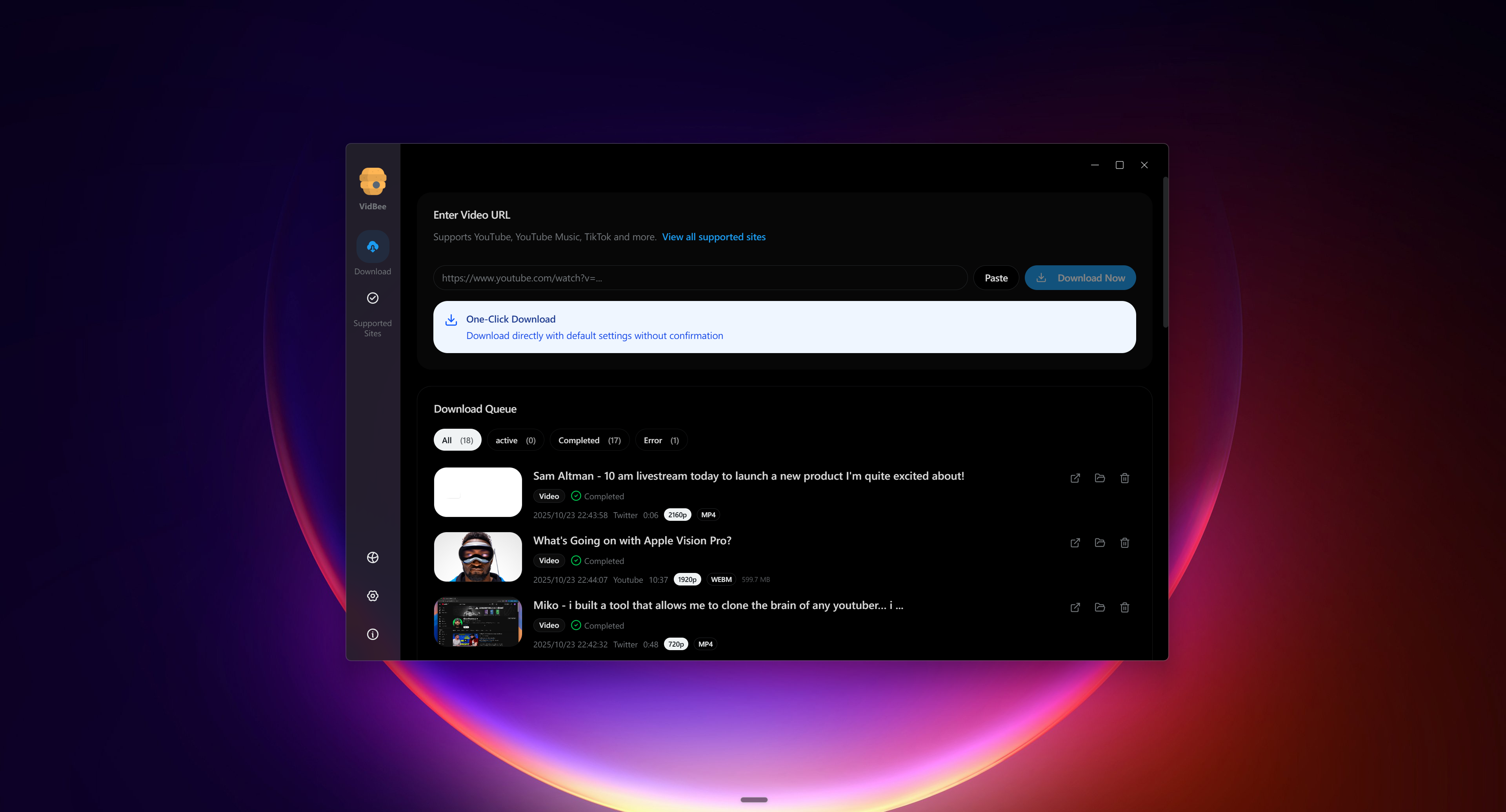VidBee Desktop