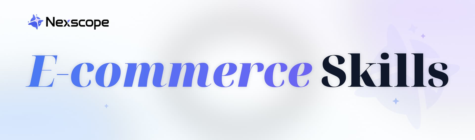 E-commerce Skills Banner