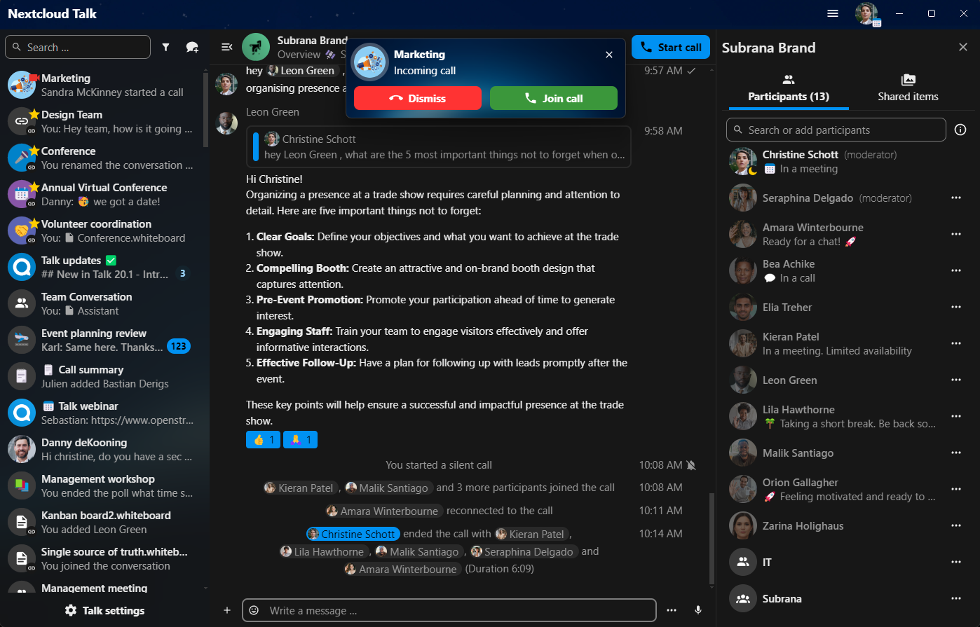 Nextcloud Talk