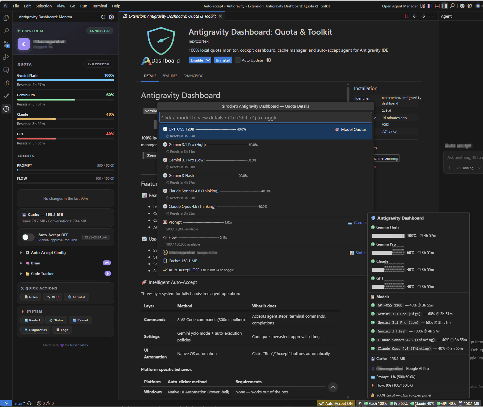 Antigravity Dashboard