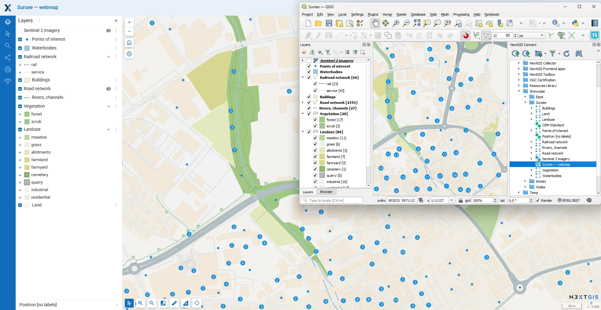 NextGIS Web QGIS integration