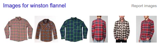 images of winston flannel