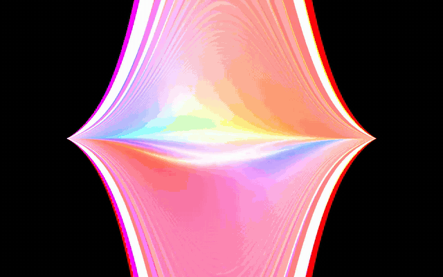 Strands — flowing luminous fibers