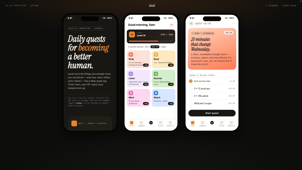 Gamified app