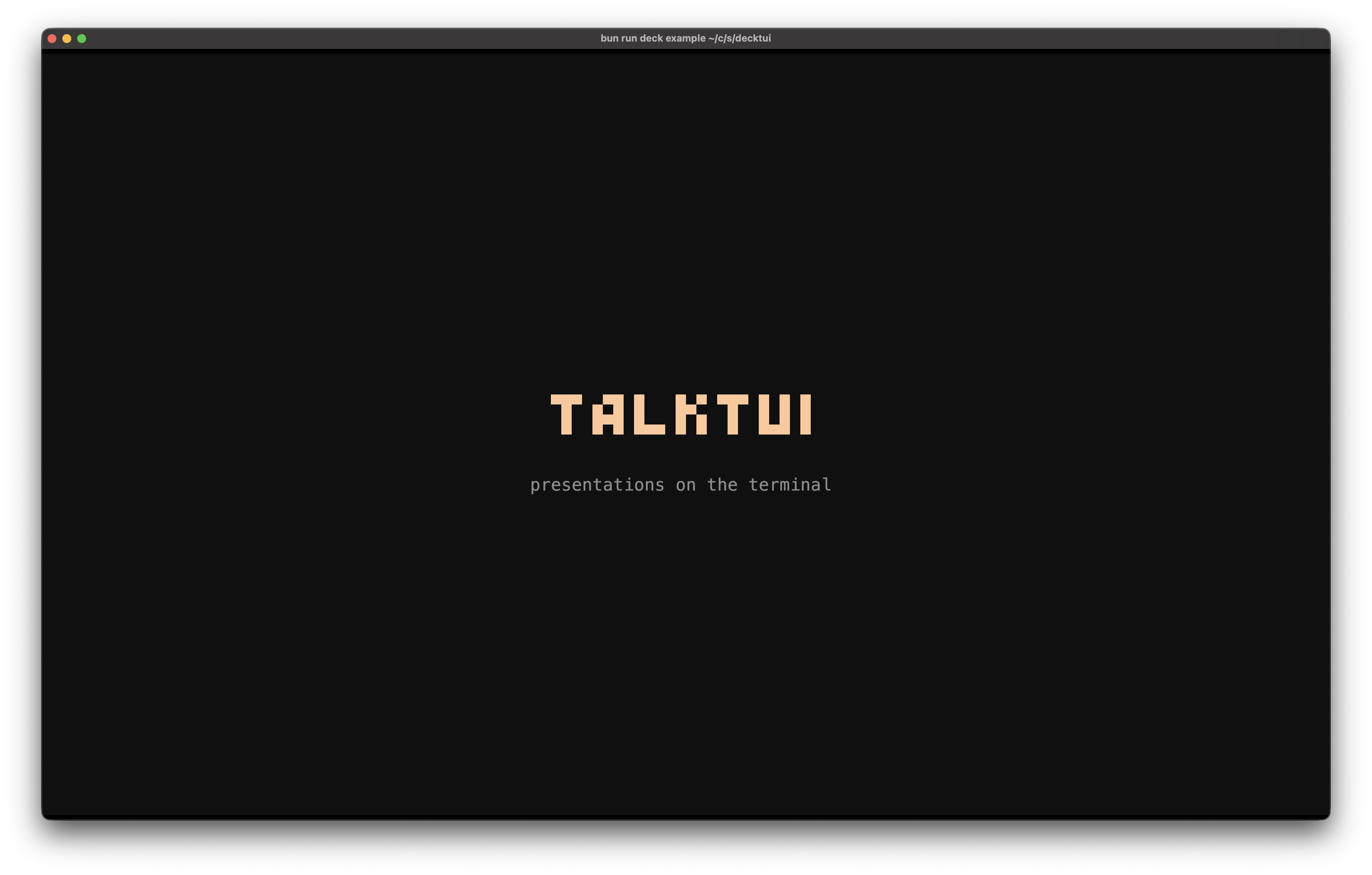 TalkTUI screenshot