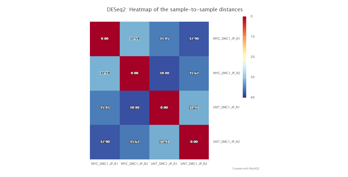 MultiQC - DESeq2 sample similarity plot