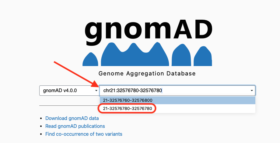 gnomad search