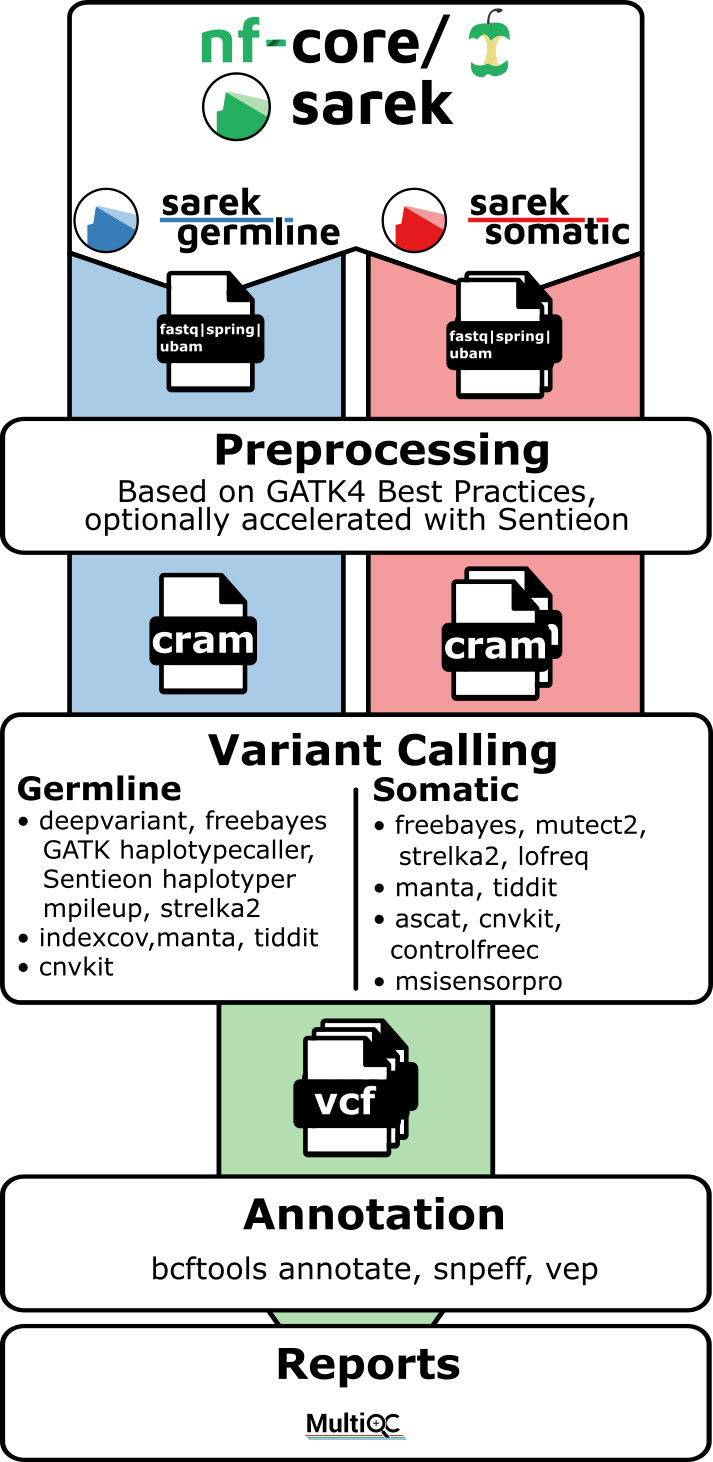 nf-core/sarek workflow