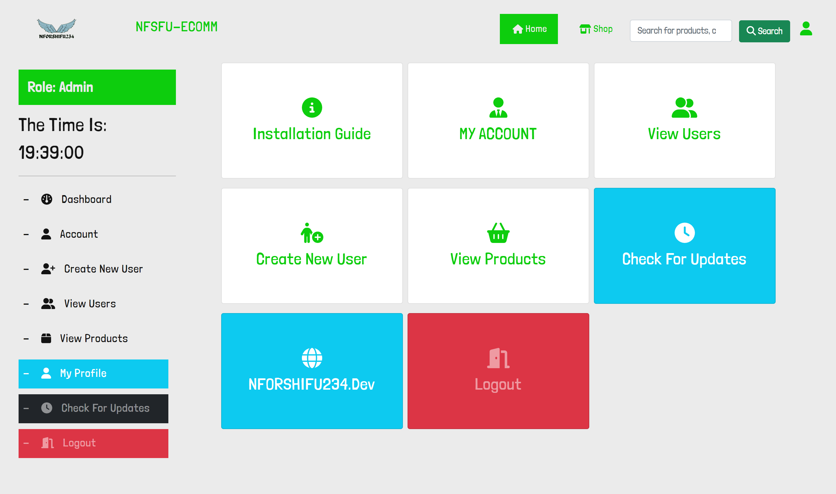 Admin Dashboard Image