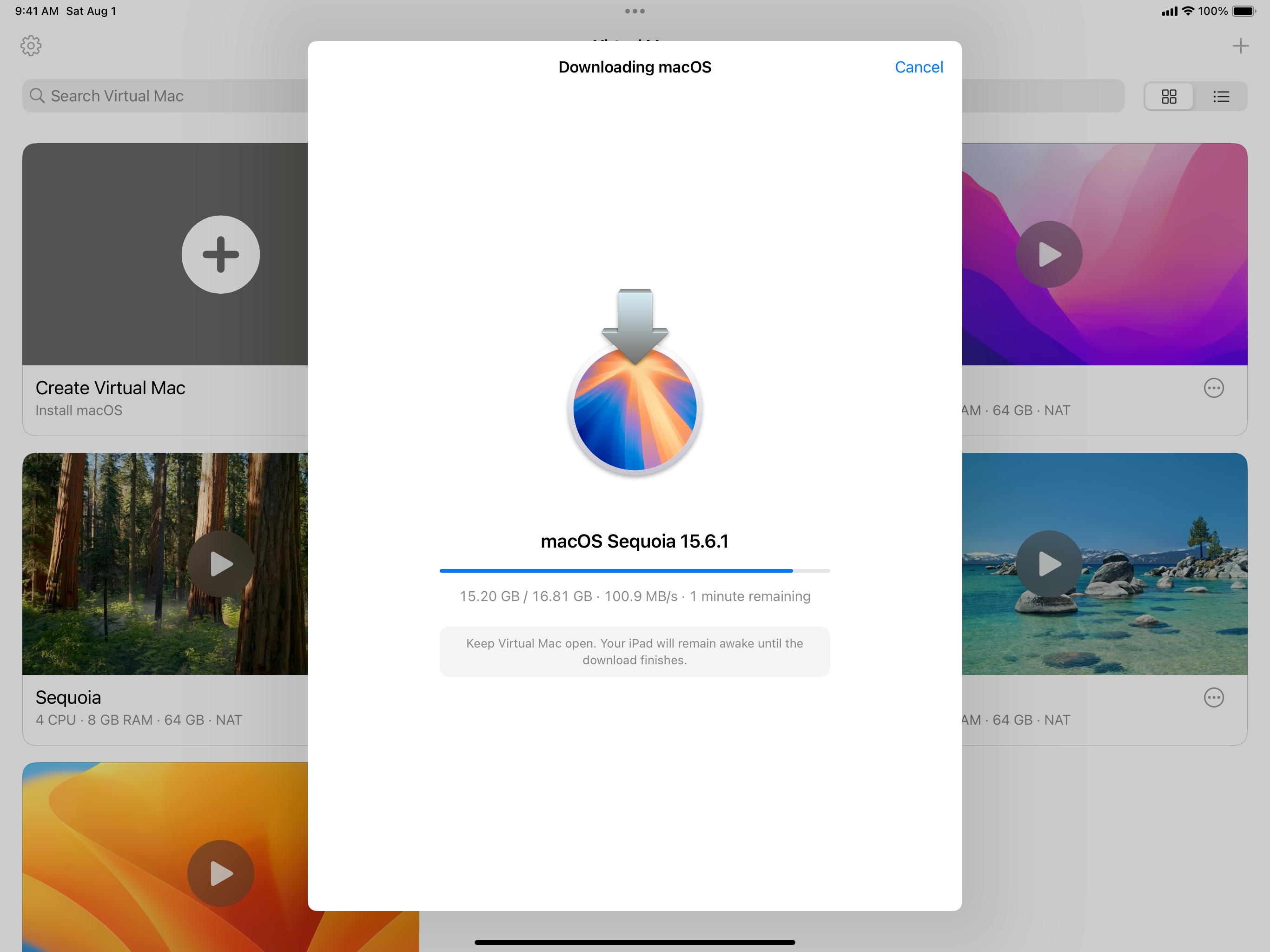 Downloading macOS