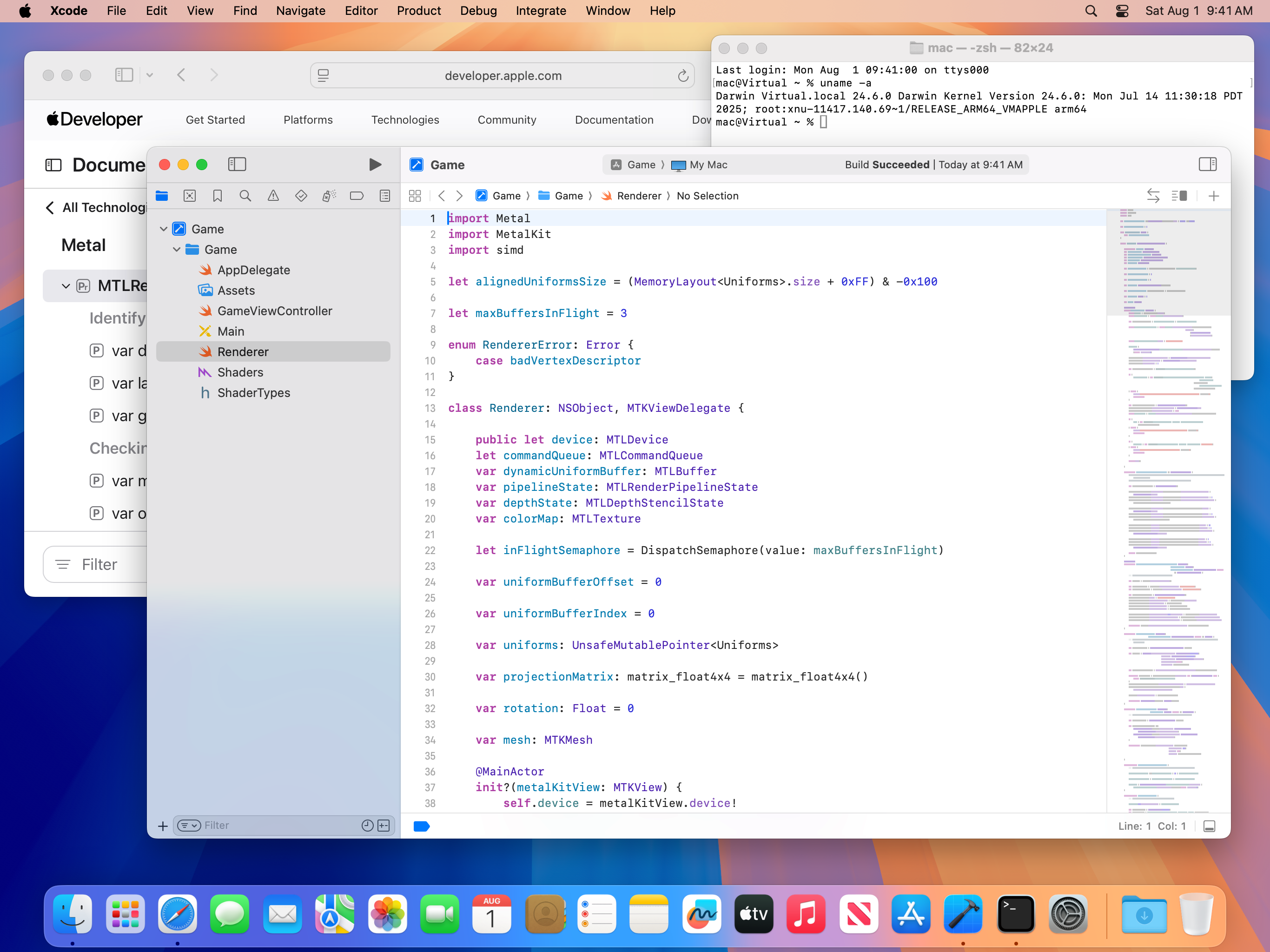 macOS running on iPad