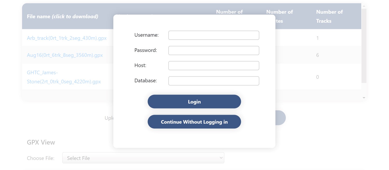 login form