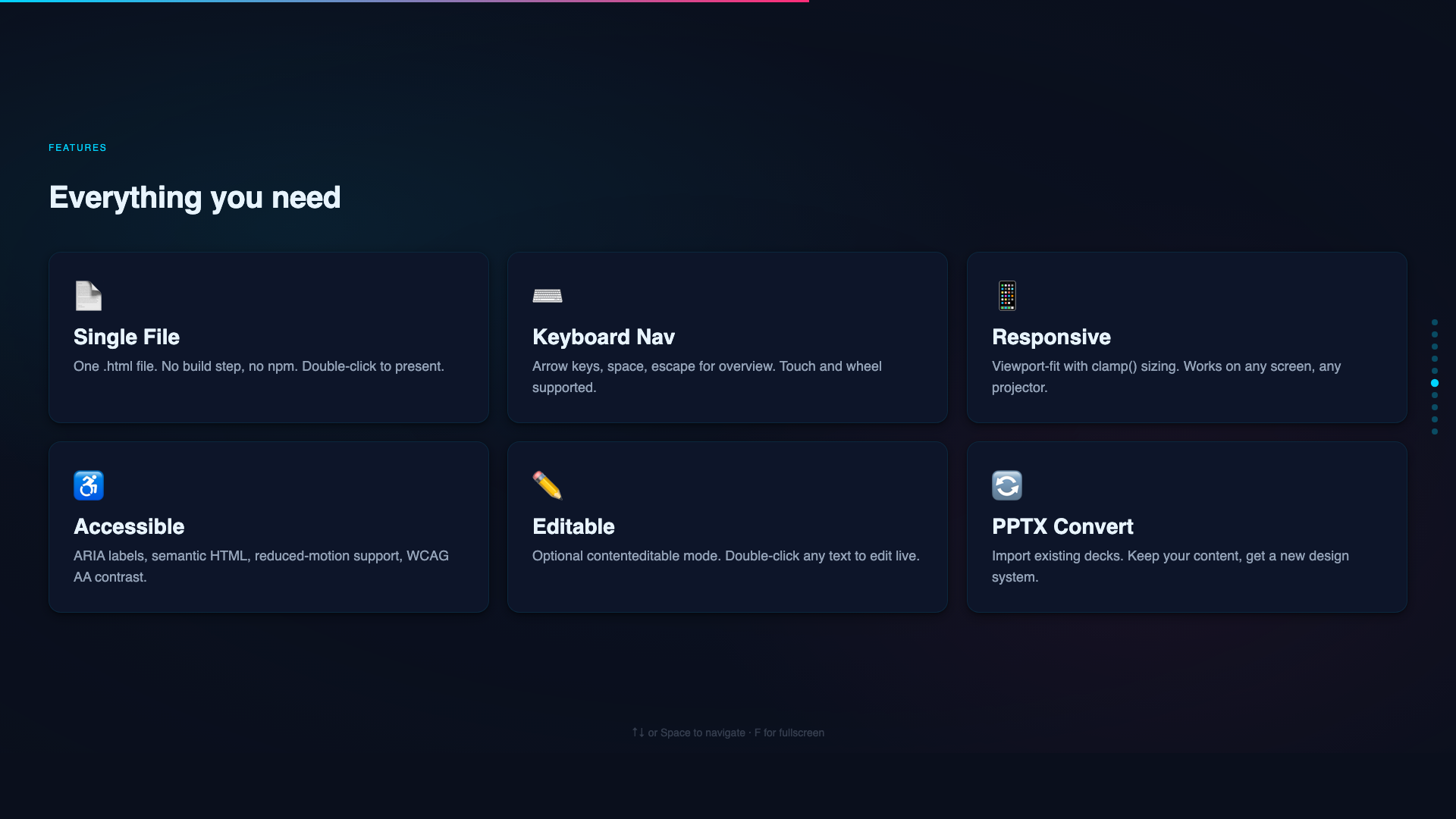 skills-slides features slide